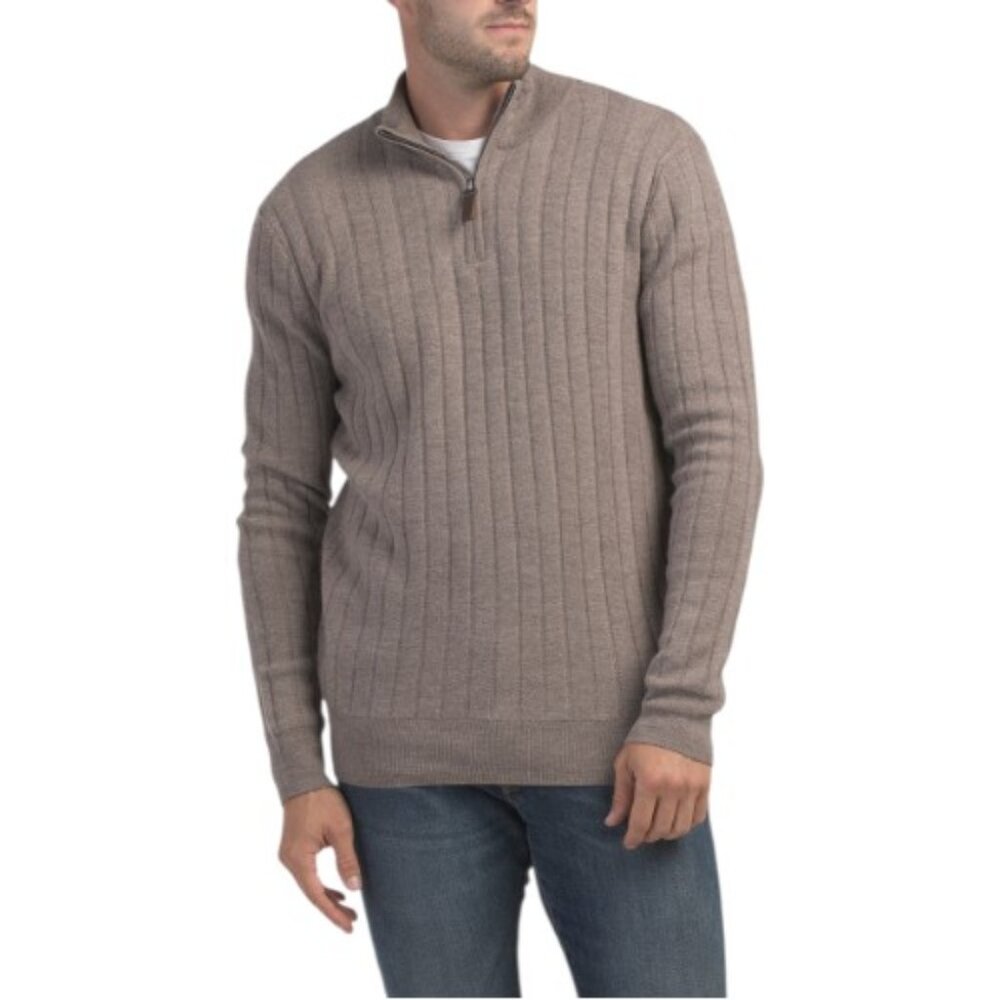 JASON WU Merino Wool Angle Stitched Sweater